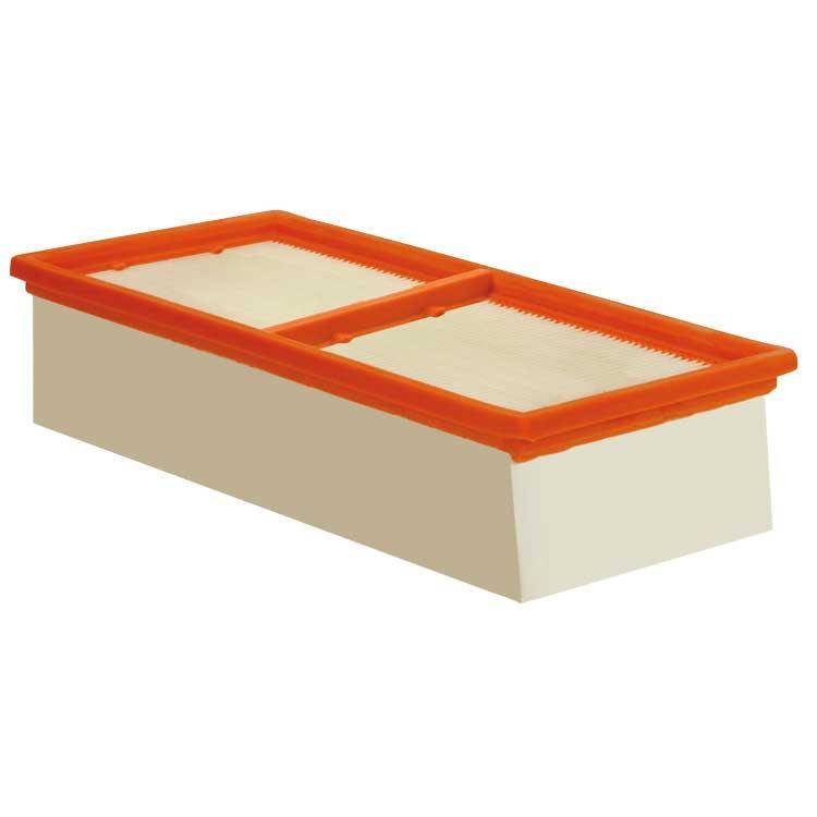 Faltenfilter 340x140x68 PES, mit Steg