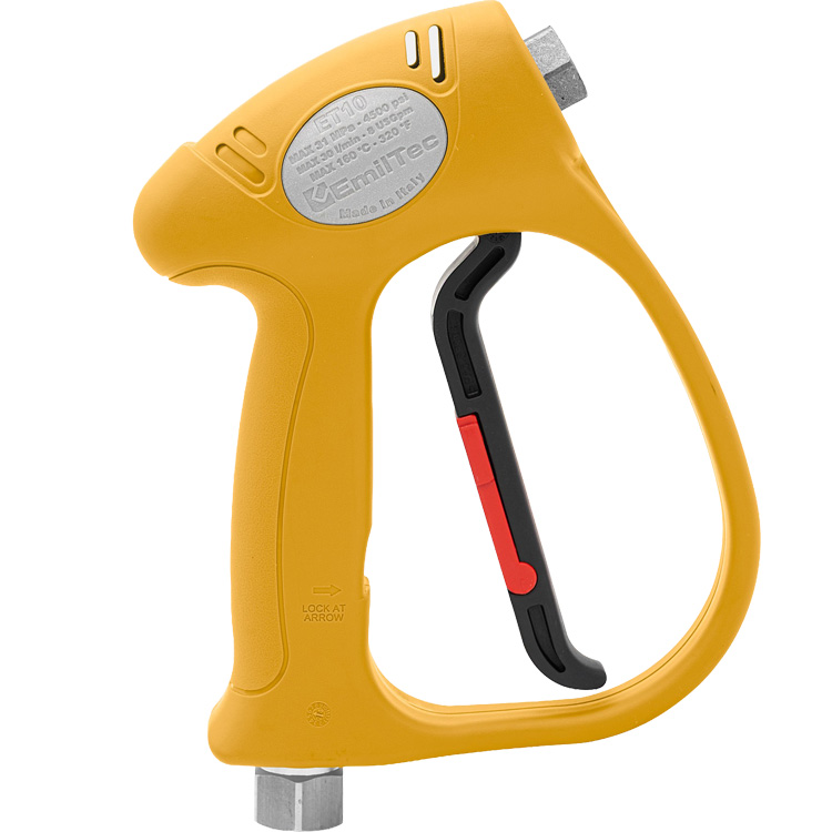 Hochdruckpistole ET10 Weep Swivel TOP 3/8" IG - 1/4" IG - Farbe und Anschluss Gelb M22