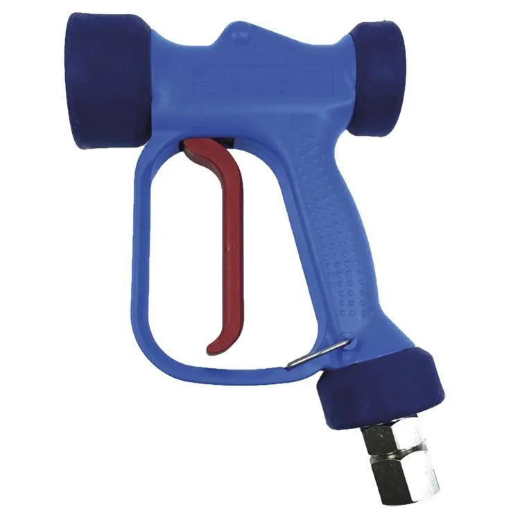 Pistolet basse pression RB65 - bleu - laiton - avec joint tournant - 24 Bar - 100 l/min - 1/2" FF