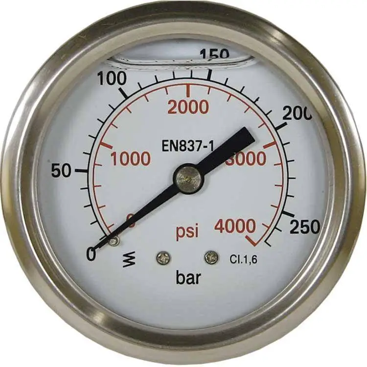 Manometer HI 50 mm 1/4 AG Bereich wählbar