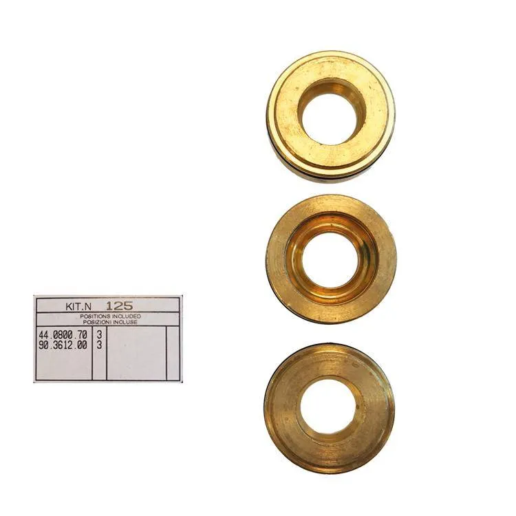 Interpump Kit 125 - Satz Messing Ringe + O-Ringe Ø15mm (3x) - Serie 44