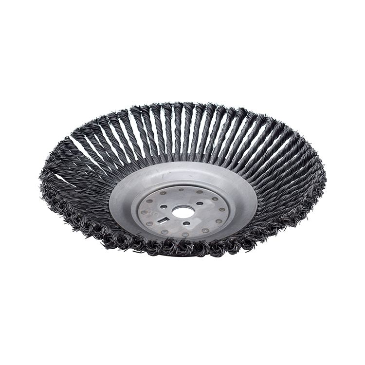 Brosse à herbes sauvages conique Sensitiv D=350mm alésage 30mm avec 64 tresses
