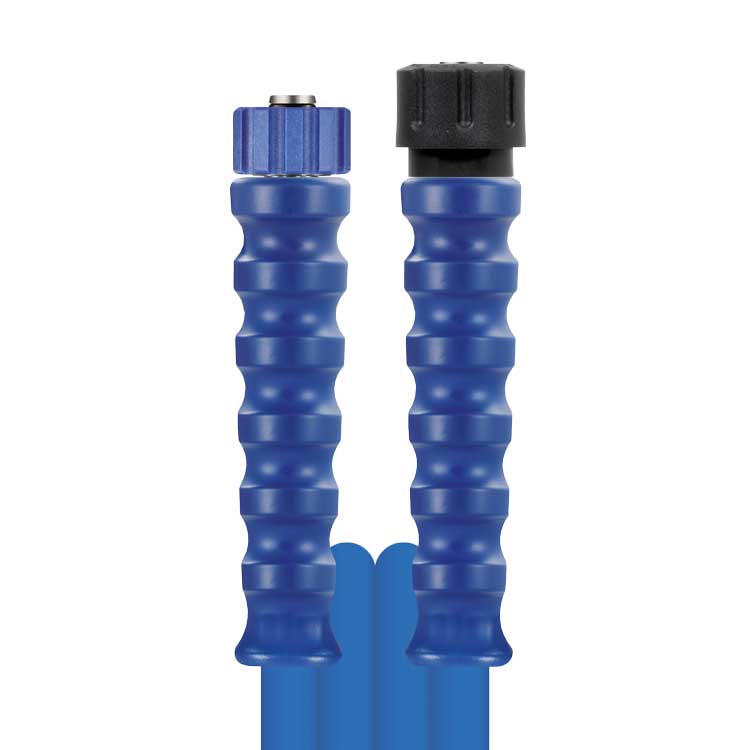 Hochdrucklschlauch 2SC-08 Blau VA-Dreh M22x1,5 : DKO M22x1,5 Länge wählbar