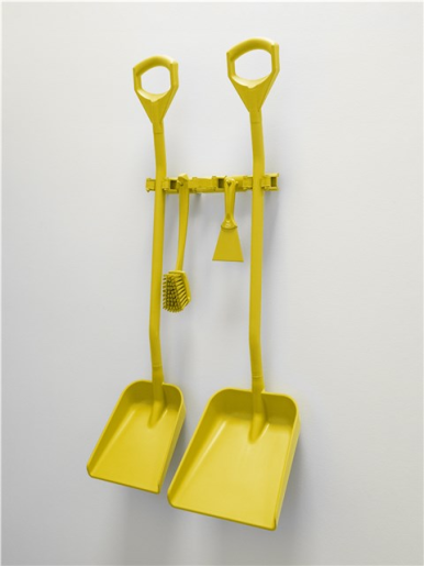 Vikan Hygienic Hi-Flex wall bracket system , 420 mm, yellow