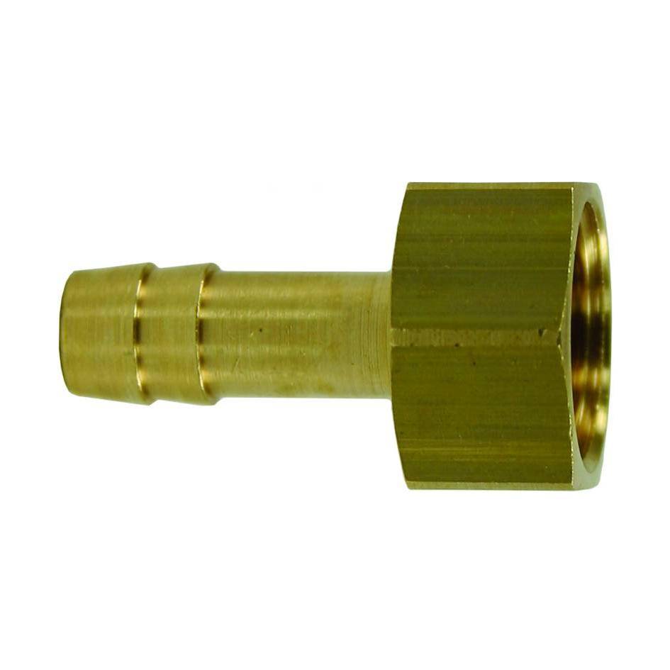 Embout de tuyau en laiton 1/4" à 1/2" FF DN 6-13mm
