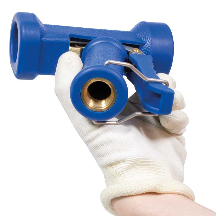 Pistolet ST-1200 1/2 "F tournant laiton bleu