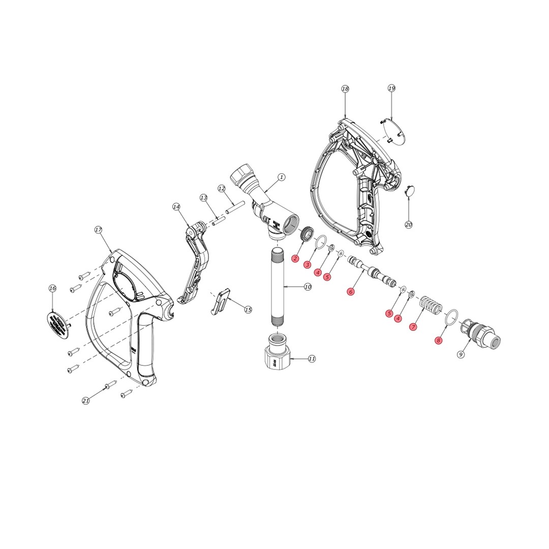 Reparatursatz für Pistole ML210