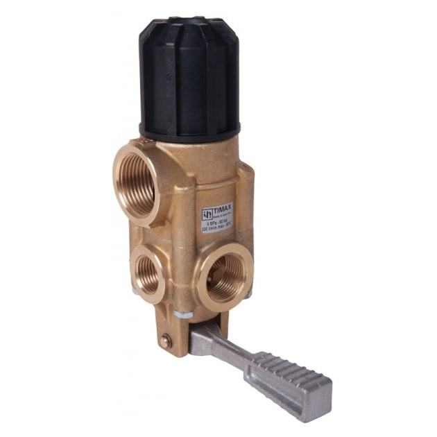 Régulateur de pression TIMAX - 100 bars - 200 l/min - max. 60 °C - entrée : 3/4" filetage femelle - sortie : 1/2" filetage femelle