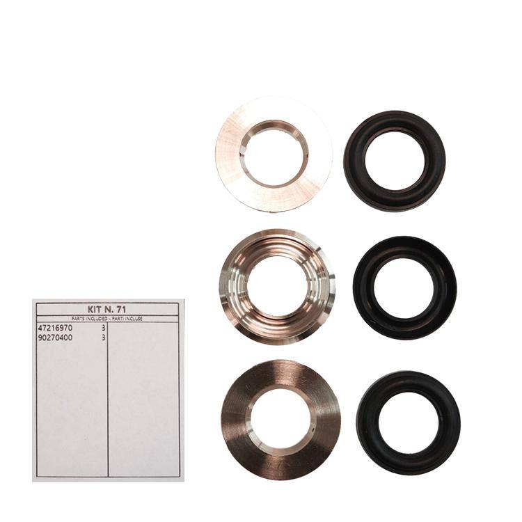 Interpump Kit 71 - Set of intermediate rings + restop rings Ø20mm (3x) - Series 47 + 48 + 69 Interpump Kit 71 - Set of intermediate rings + restop rings Ø20mm (3x) - Series 47 + 48 + 69