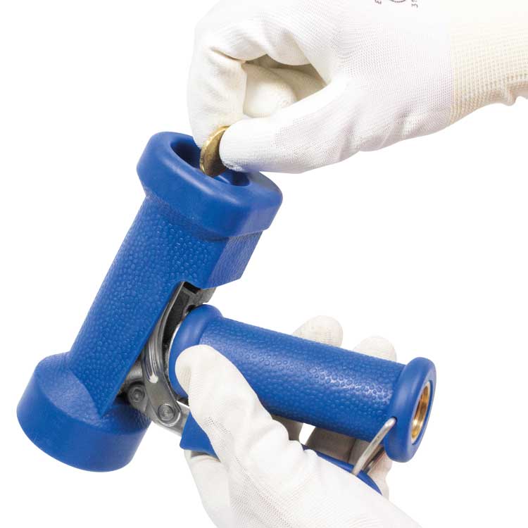 ST-1200 1/2 FF blue stainless steel spray gun