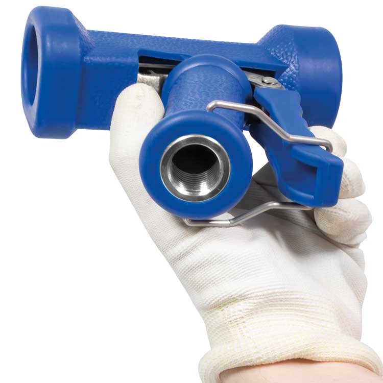 ST-1200 1/2 FF blue stainless steel spray gun