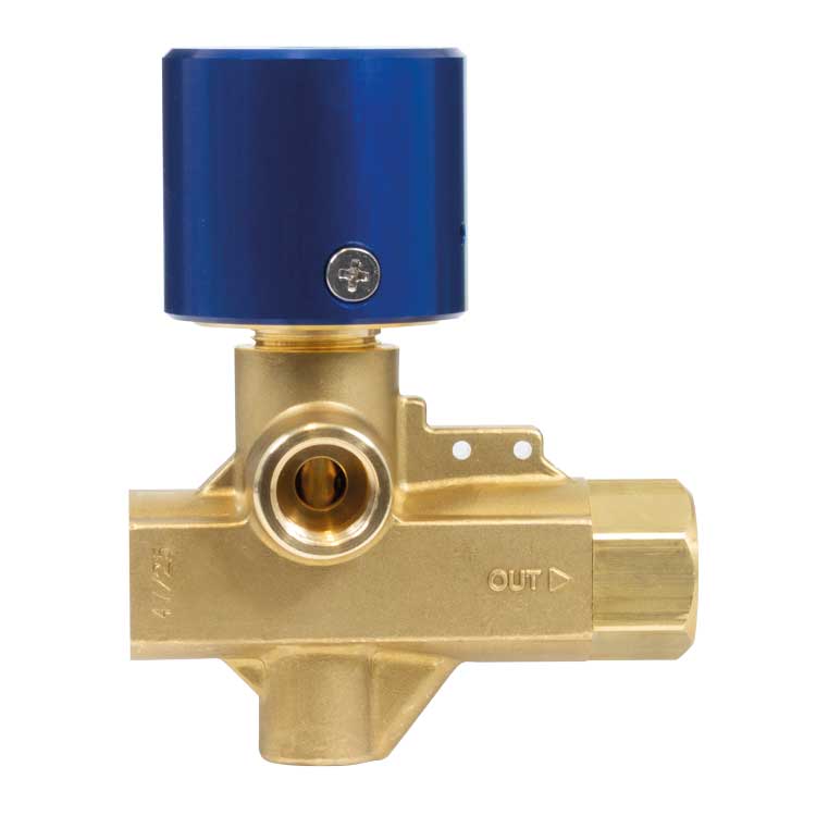 Umlaufventil für HD-Pumpen ST-265 350 BAR 80°C 50 L/MIN pneumatischer Antrieb