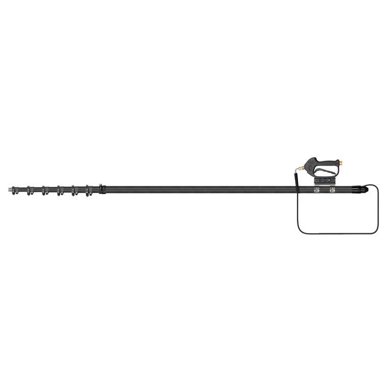 High-pressure carbon telescopic lance max. 275 bar 11.5 M. 3/8 "F swivel : 1/4 "F ST-602