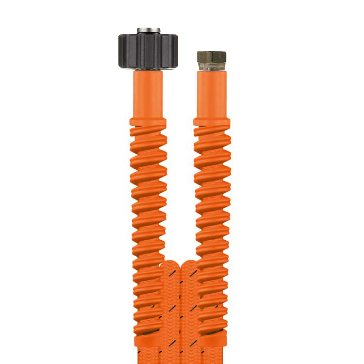 CARWASH COMFORT PREMIUM high-pressure hose, orange, DN 6, 1x DKO M22x1.5 mm, 1x DKR 1/4", length selectable