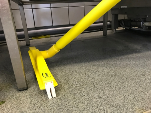 Extracteur à eau avec poignée pivotante et cassette interchangeable, 400 mm, jaune