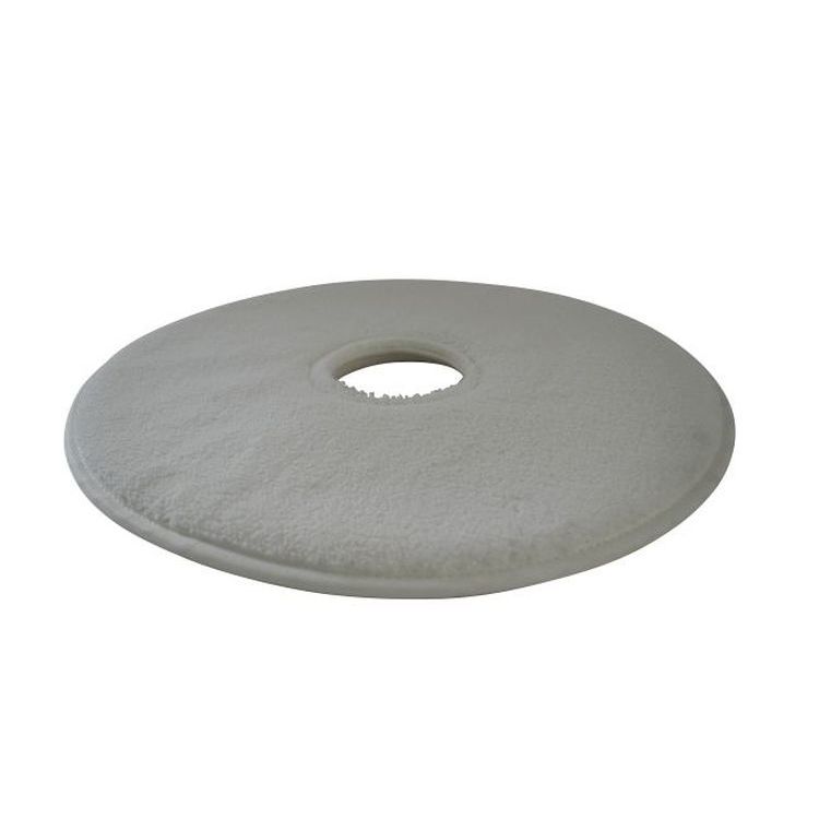 Microfaser-Pad Niedrigflor weiß 380 mm / 15 " - Innenloch 85 mm Microfaser weiß Microfaser-Pad Niedrigflor weiß 380 mm / 15 " - Innenloch 85 mm Microfaser weiß