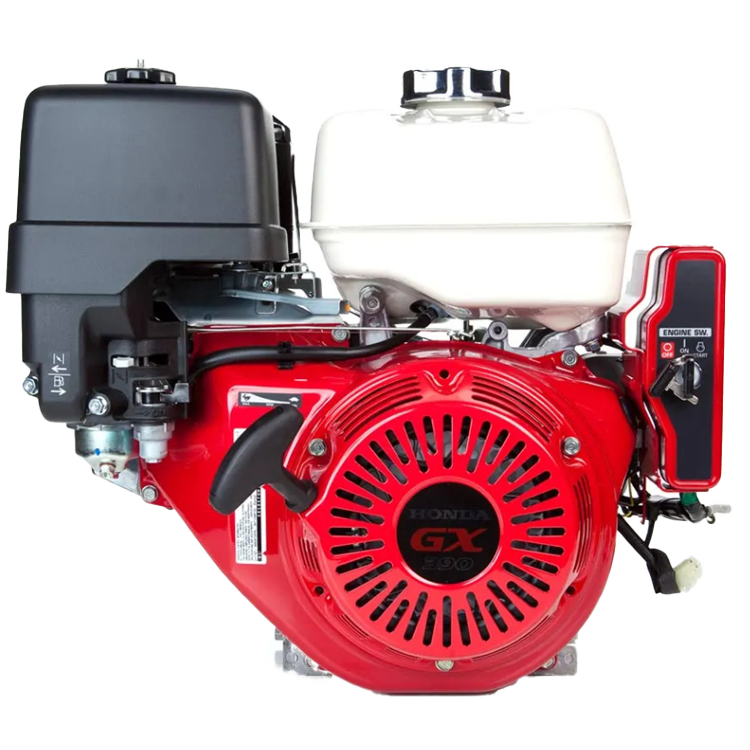 Honda Moteur à essence GX390 13 ch avec démarreur électrique, arbre 25 x 62 mm, transmission 2:1