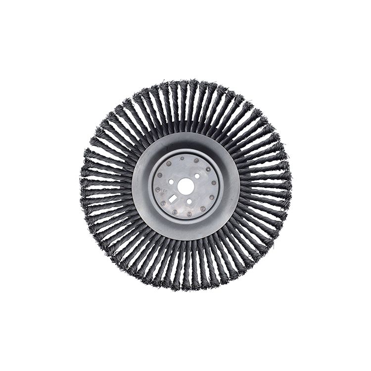 Brosse à herbes sauvages conique Sensitiv D=350mm alésage 30mm avec 64 tresses