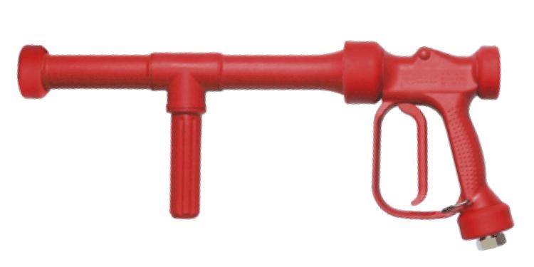 Niederdruckpistole RB65 - verlängerte Ausführung - rot - Messing - 350 mm - 24 Bar - 60 l/min - 1/2"