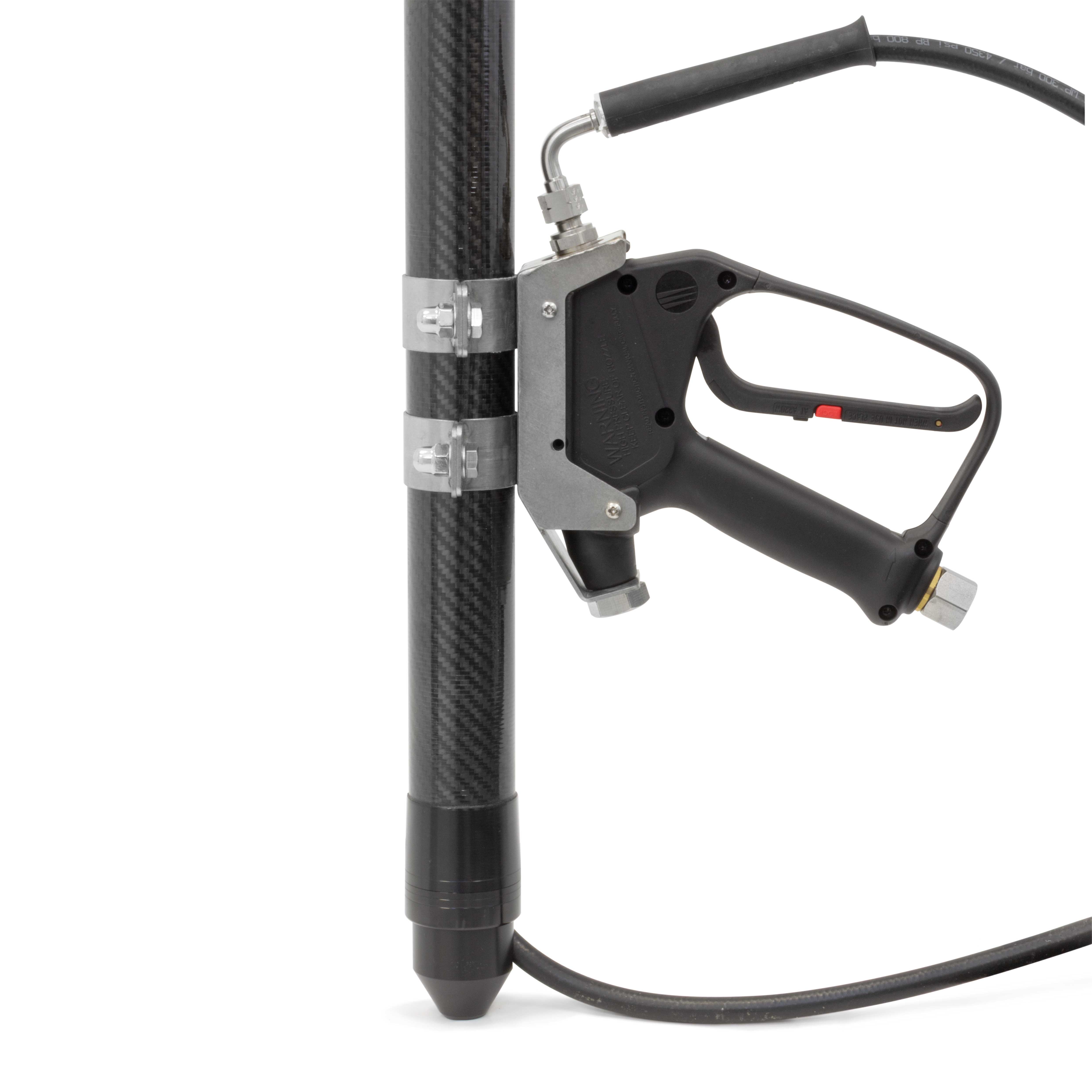 High-pressure carbon telescopic lance max. 300 bar 11.5 M. 3/8 "IG rotatable : 1/4 "IG