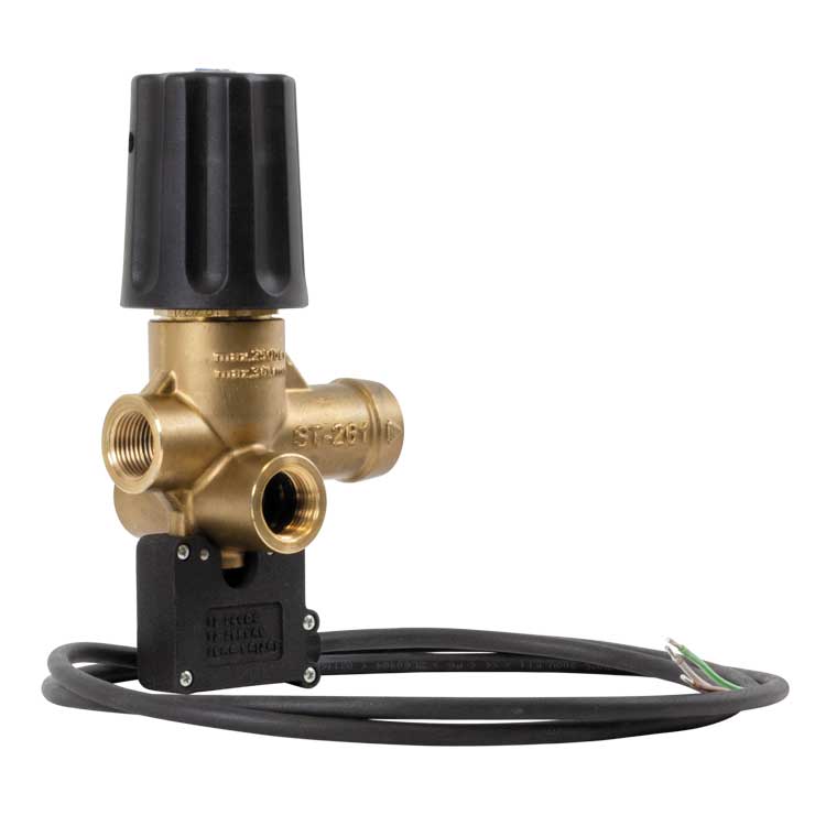 Recirculation valve ST-261.2 250 bar 80 °C 30 litres/min with switch