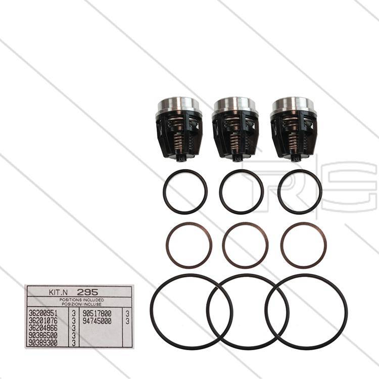 Interpump Kit 295 - Set of pressure valves (3x) - Series AB