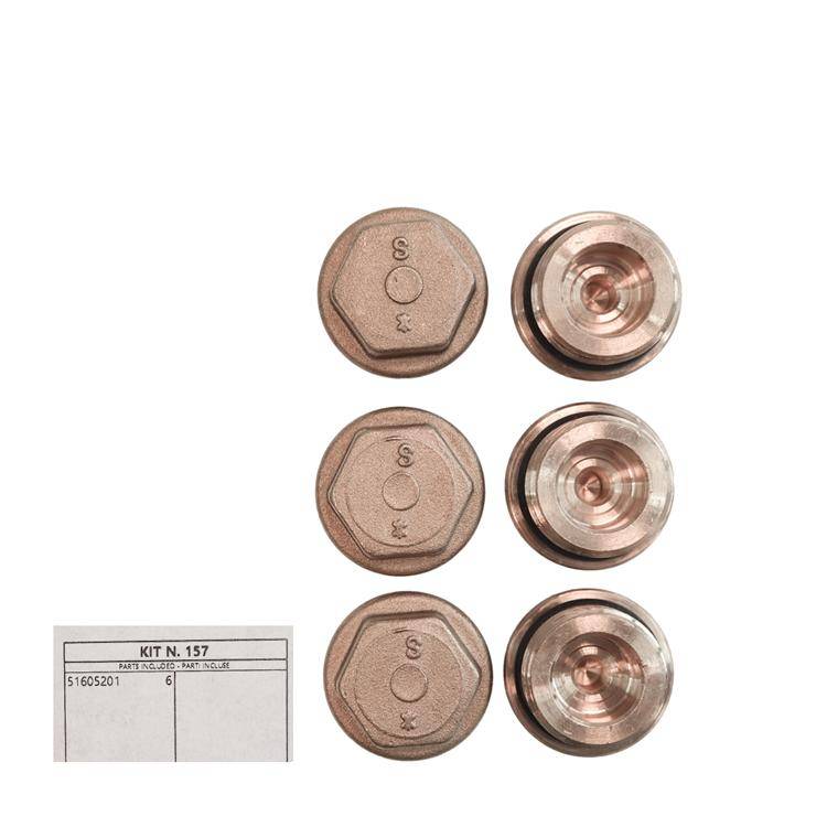 Interpump Kit 157 - Valve plug (6x) M24x1.5x11.2 + O-ring - Series 51 Misting