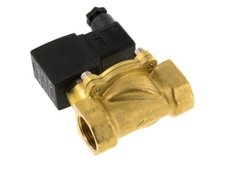 2/2-way solenoid valve, normally closed, 3/4", 0–15 bar, 230 V AC