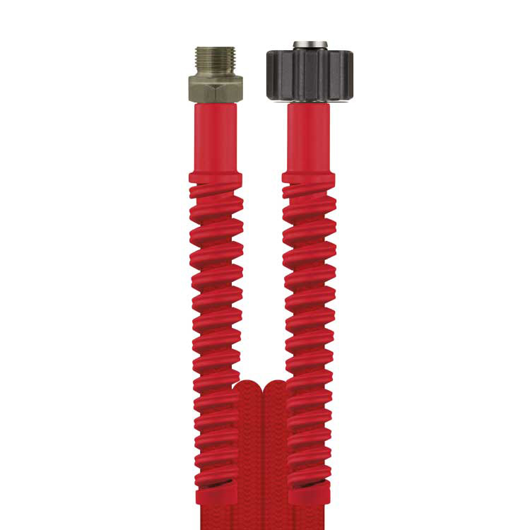 Hochdruckschlauch CARWASH COMFORT rot DN6 AGR 1/4" - DKO M22x1,5 ohne Knickschutz Länge 40m