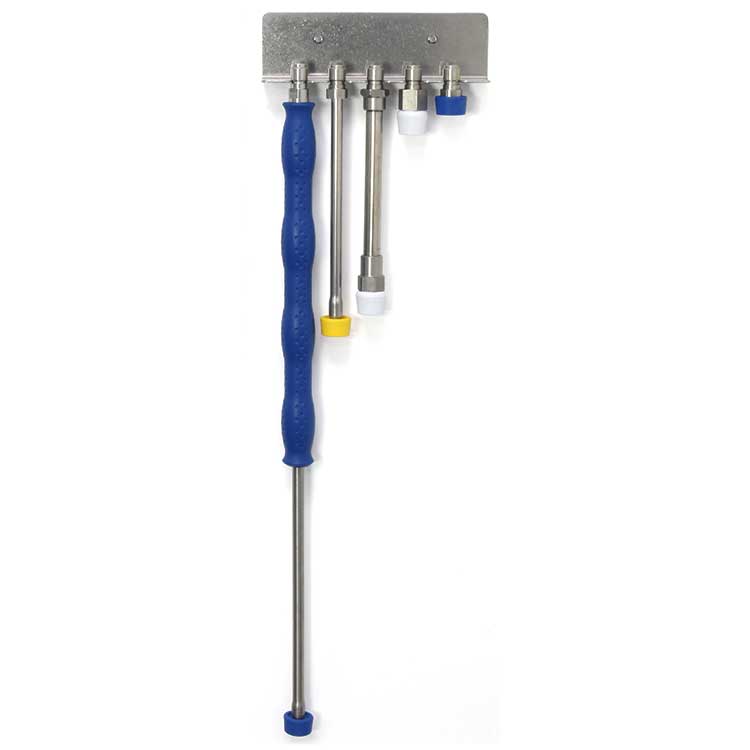 Porte-lance inox 5 compartiments