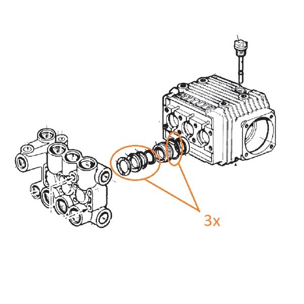 Gasket set Comet FDX ZWD-K
