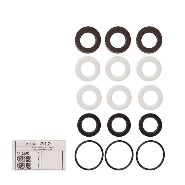 Interpump Kit 312 - Seal kit for 3 plungers Ø15mm - Series 53