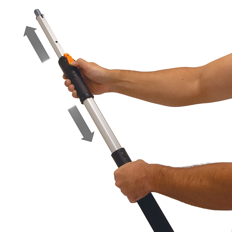 Telescopic lance 1200–2700 mm without water flow