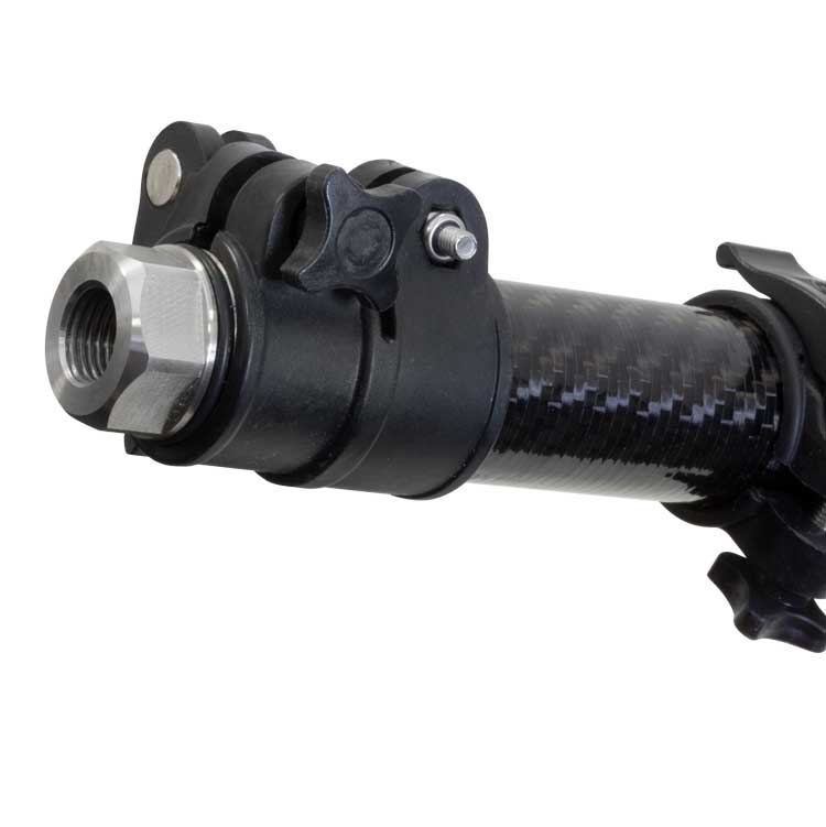 High-pressure carbon telescopic lance max. 275 bar 11.5 M. 3/8 "F swivel : 1/4 "F ST-602