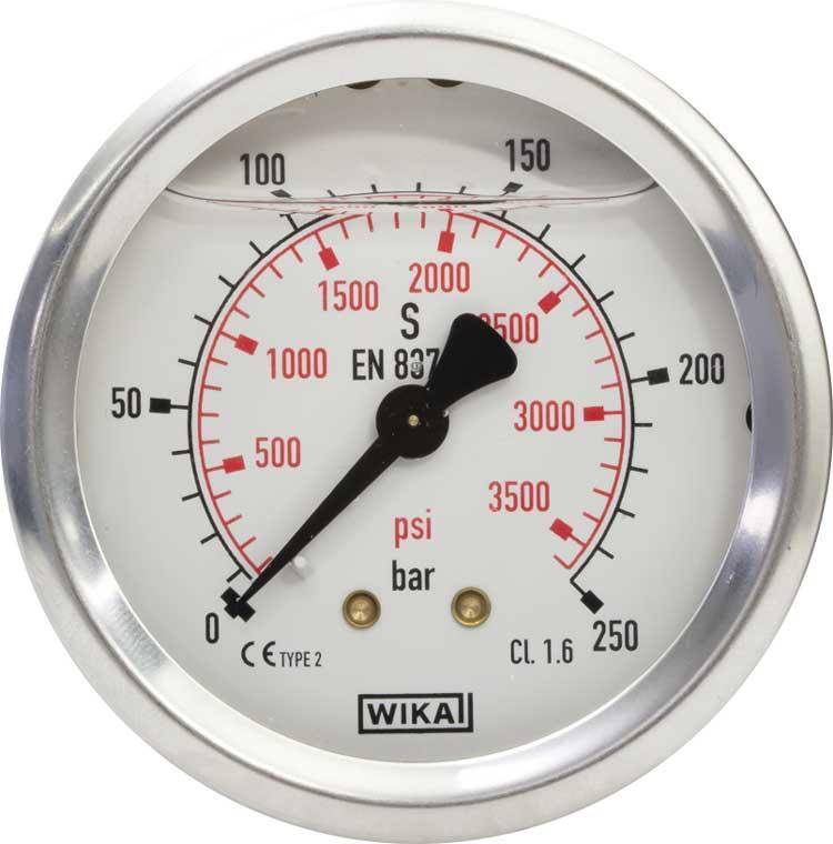 Manometer 2 in 1 Kraftstoffdruck und Öl 52mm mit Spitzenwertspeicher und  0-6 bar