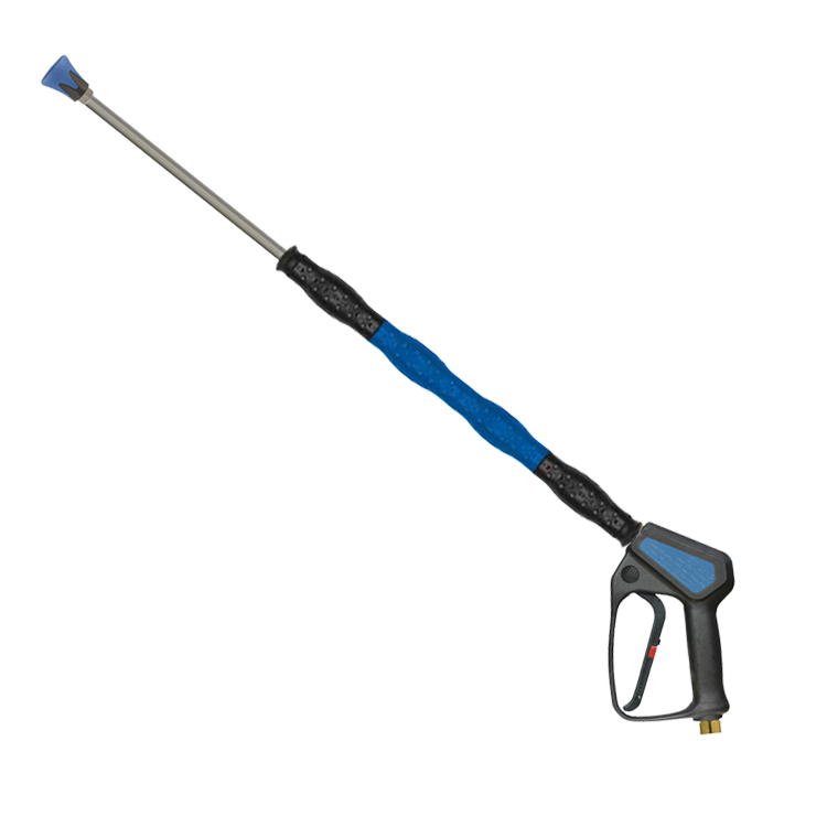 Hochdrucklanze easyturn blau/schwarz Edelstahl mit ST-2600 Swivel konfigurierbar