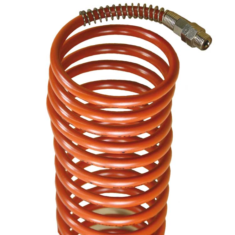 Spiralschlauch 10 Meter beidseitig 1/4" AG Spiralschlauch 10 Meter beidseitig 1/4" AG