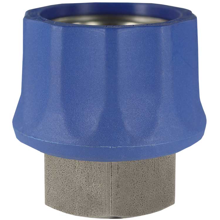 Raccord rapide ST-45-250 3/8 FF acier inoxydable bleu