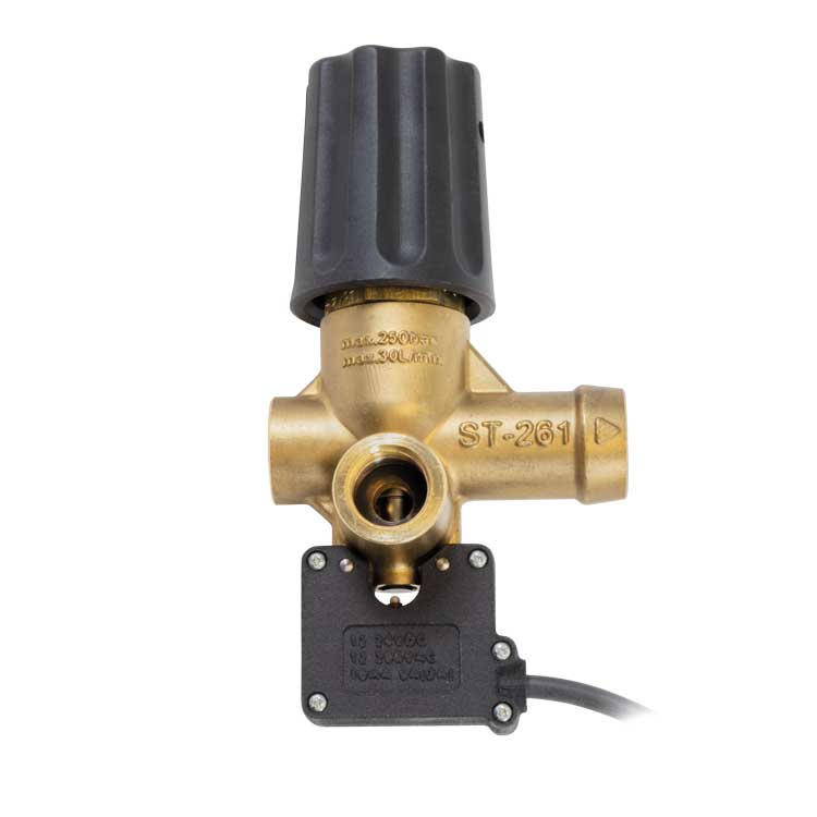Recirculation valve ST-261.2 250 bar 80 °C 30 litres/min with switch