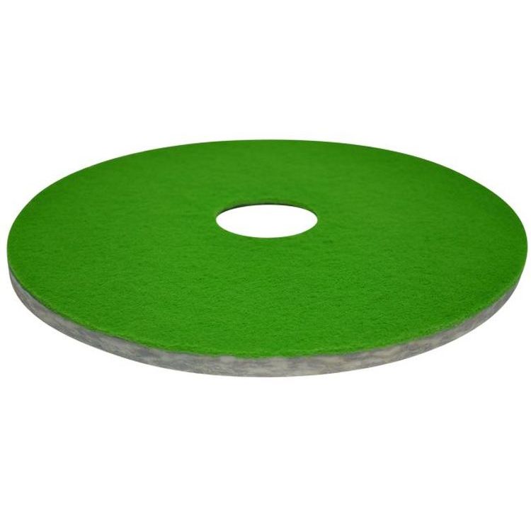 Melamin Komb-X Pad 380 mm / 15 " - Innenloch 80/125 mm grün-weiß Melamin Komb-X Pad 380 mm / 15 " - Innenloch 80/125 mm grün-weiß