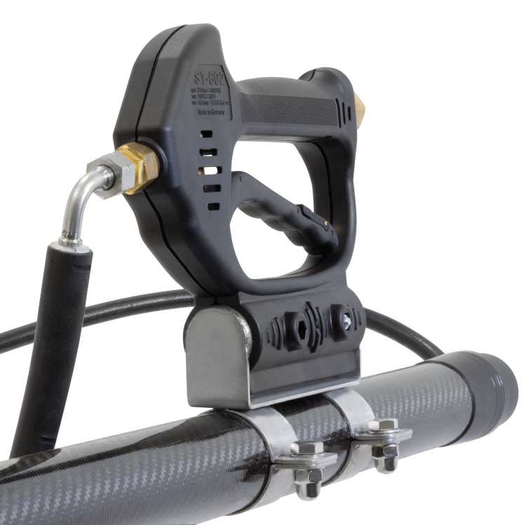 High-pressure carbon telescopic lance max. 275 bar 11.5 M. 3/8 "F swivel : 1/4 "F ST-602