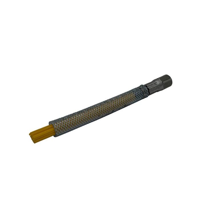 Wildkrautbürste Büschel Polyester "TopLock" für Tüllenteller 280 / 22 mm mit Schlauch
