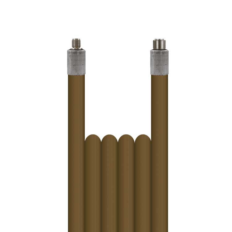Hochdruck Rohrreinigungsschlauch DN04 300 Bar AG M7 Bronze Länge 40m
