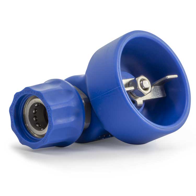 Vanne à bille ST-3100 Raccord : 1/2 "FF isolé bleu