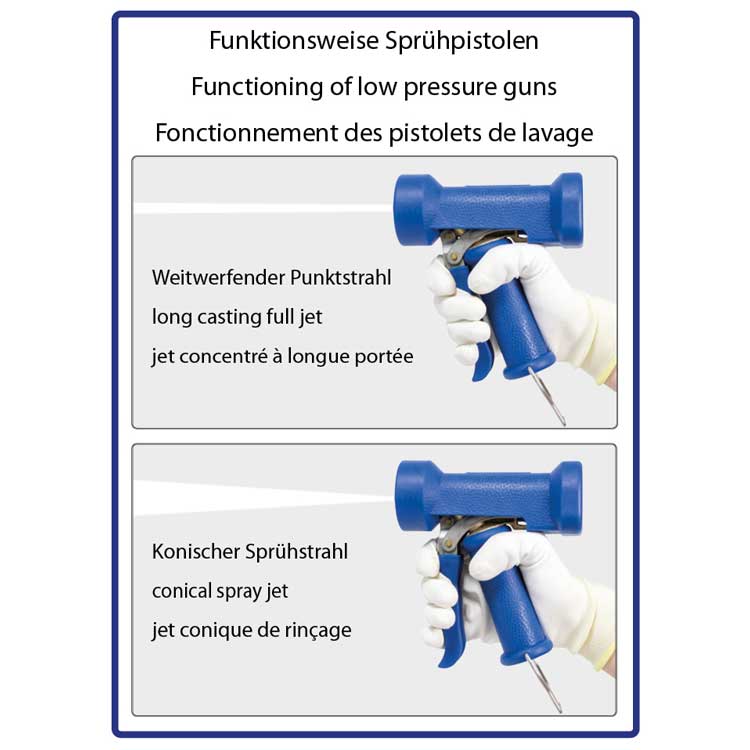 Pistolet ST-1200 1/2 "F tournant laiton bleu
