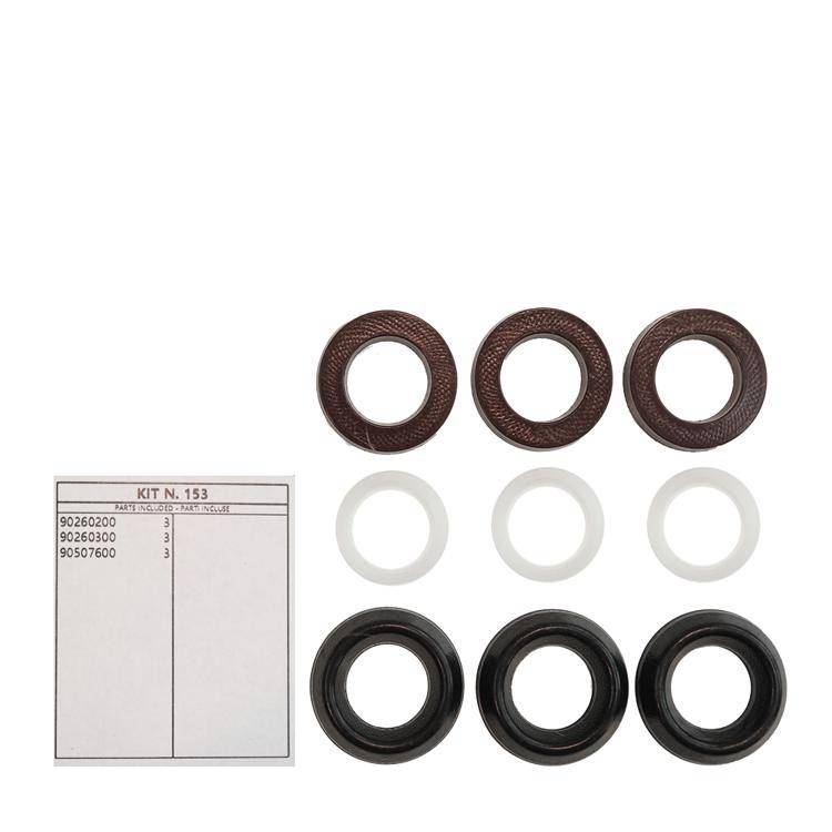 Interpump Kit 153 - Cuff set for 3 plungers Ø13mm - Series 44