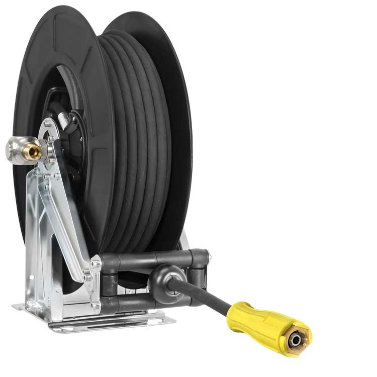 Hochdruck Schlauchaufroller 2SC DN08 20 Meter TR22 AG:TR22 IG